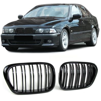 Sport Performance Kühlergrill Doppelsteg Glanz passend für BMW 5er E39 95-03