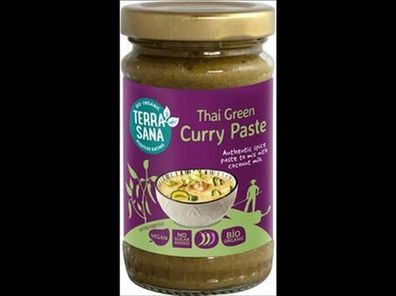 TerraSana 3x Grüne Thai Curry Paste 120g
