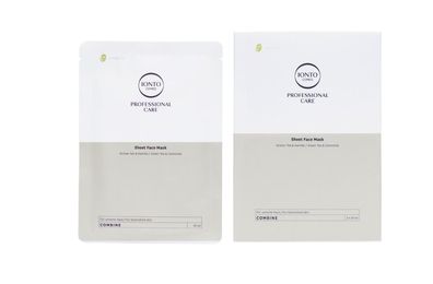 IONTO-COMED Professional Care Sheet Face Mask Grüner Tee & Kamile   - 3 Stück