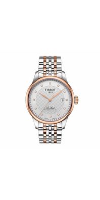 Tissot Le Locle Powermatic 80 Herrenuhr silber roségold T006.407.22.036.01