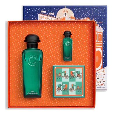 Herms Eau d' range Verte Eau de Cologne Eau de Cologne Etui 100 ml + Geschenk