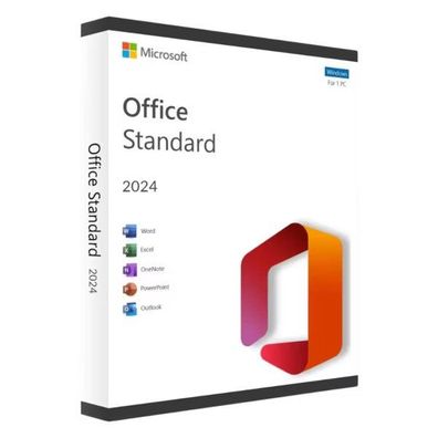 Microsoft Office 2024 Standard | für Windows | Vollversion | 1PC | Kein Abo