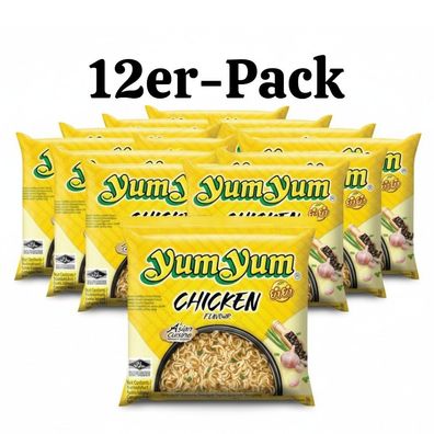 12er-Pack YumYum Instantnudeln Huhn 60g