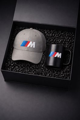 BMW?M?Perfomance Motorsport Geschenkset Geschenkbox Mütze Tasse Cap