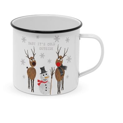 Paperproducts Design Emaille Becher Baby, it´s cold outside