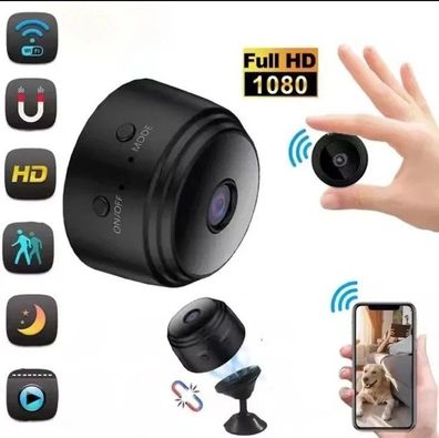 Mini HD Kamera 1080p WLAN WiFi Kamera Überwachungskamera Nachtsicht Magnetisch