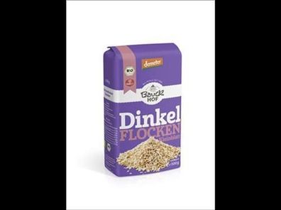 Bauck Mühle 6x Dinkelflocken Kleinblatt Demeter 500g