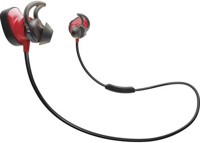 Bose SoundSport Wireless Pulse In-Ear Kopfhörer Rot Schwarz mit Pulsmessung Sport