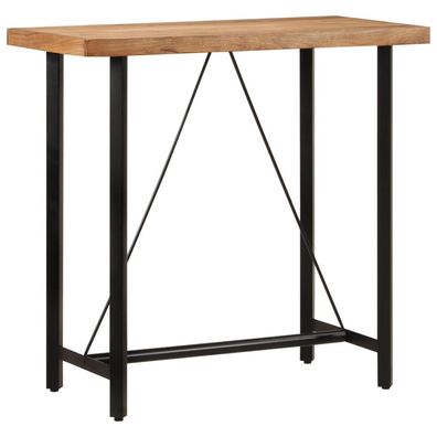 Bartisch | Stehtisch 110x55x107 cm Massivholz Akazie und Eisen