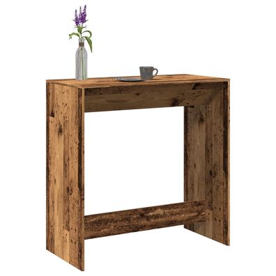 Bartisch | Stehtisch Altholz-Optik 102x50x103,5 cm Holzwerkstoff