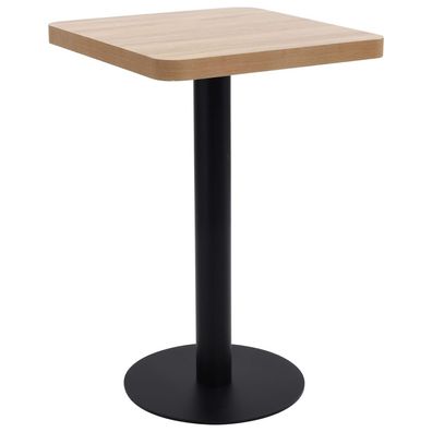 Bistrotisch | Bartisch | Stehtisch Hellbraun 50x50 cm MDF SH501