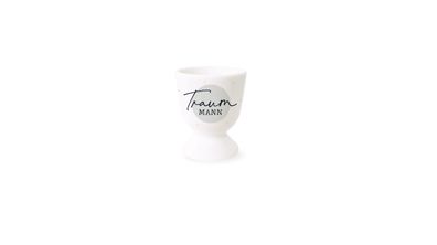Eierbecher Schreibkram Manufaktur Porzellan 5 cm H 6 cm Traummann