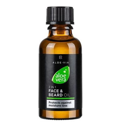 Aloe Vera Mens Essentials 2in1 Gesichts- & Bart-Öl New Formula 30 ml