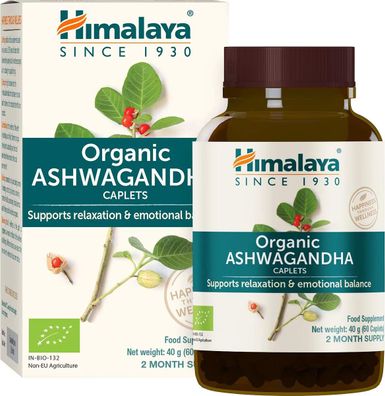 Himalaya Organic Ashwagandha, Tabletten