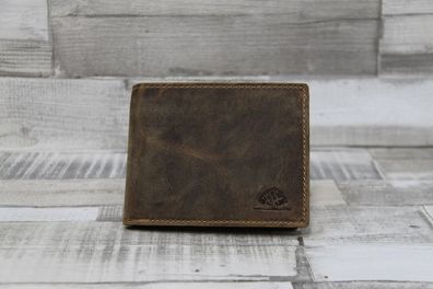SN Vintage RFID Scheintasche 2tlg. brown Leder