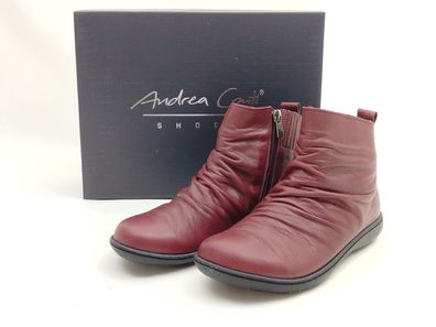 Andrea Conti Damen Bootie dunkelrot