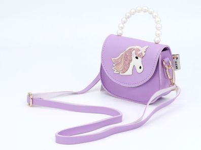 Mädchentasche Einhorn pink – Kindertasche in Lila für kleine Einhornfans