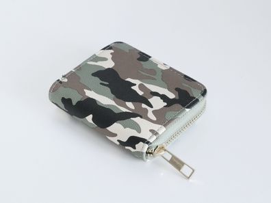 Kinder-Geldbörse Camouflage grün – praktische Börse im Tarnmuster