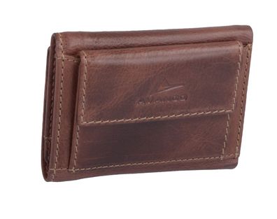 Leder Minibörse, braun