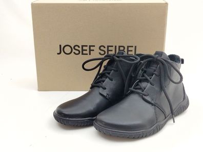Josef Seibel Damen Stiefelette schwarz, Schnürung und Reißverschluss, herausnehmbare