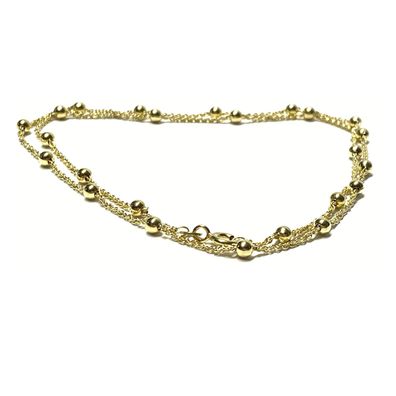 Kette 333/- Gold Kugel poliert Halskette Collier Klassiker 50cm