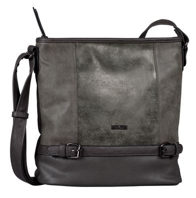 Tom Tailor Umhängetasche A4-Format passend, grau