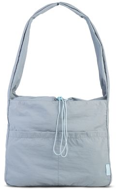 weiche Strandtasche/Shoppertasche hellblau