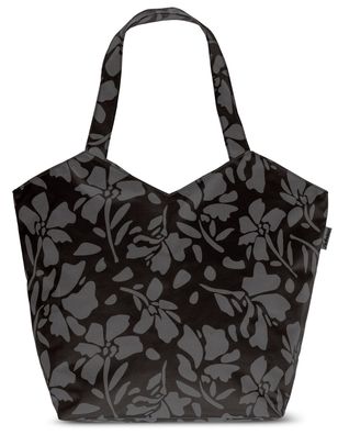 Stylische Badetasche Schwarz/Grau mit V-Cut – Ideal für Freizeit und Einkauf