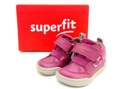 Superfit Mädchen Klett Halbschuh Tex rot