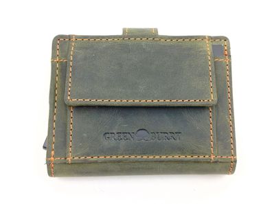 Vintage original RFID card slider coin green/orange