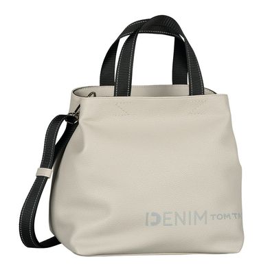 TOM TAILOR Denim Shopper Grau, Marlow, Zip shopper S, light grey