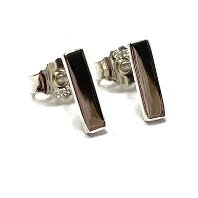 Ohrring 925 Silber Stab Stäbchen Ohrstecker neutral modern