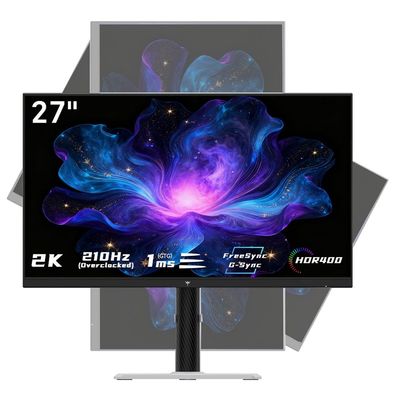 KTC H27T6 Flacher, schneller IPS-Monitor 2560 x 1440 bei 200 Hz, Overdrive auf 210 Hz