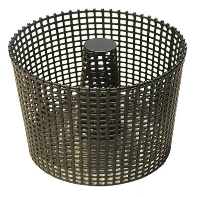 Pelletsbrennkorb Pelletskorb Schwarz beschichtet Durchmesser 24cm Höhe 17,5cm