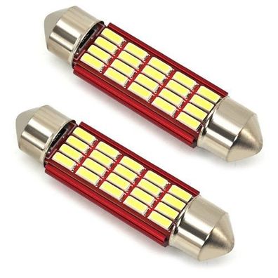 2 Stuck C10W Gluhbirne 41mm LED SV8.5 12V CANBUS stark Off-Road