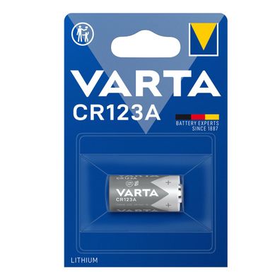 Varta CR123A CR17345 Photo Lithium Batterie 3V 6205 ø17x34,5mm Blister