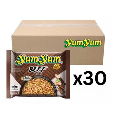 30er-Pack YumYum Instantnudeln Rindfleisch 60g