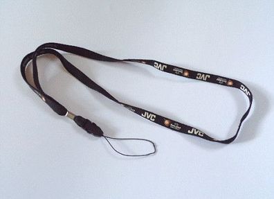 JVC Lanyard Trageband Umhängeband Trageschlaufe Schwarz Werbung UEFA Euro 2004