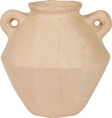 Décopatch HD084C - Krug aus Pappmaché, 13cm, Kartonbraun, einfach zum Verzieren, 1 St