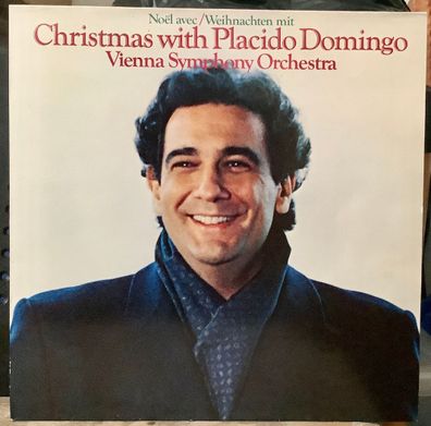 LP: Christmas With Placido Domingo (1981) CBS 73635