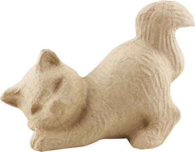 Décopatch SA115O Träger S aus Pappmaché, Katze schmusend, 20 x 15 x 10,5 cm, zum Verz