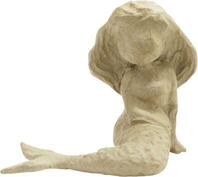 Décopatch SA211C Meerjungfrau (aus Pappmaché, Größe S, 11,5 x 17 x 15,5 cm, zu Person