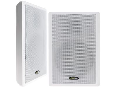 Flatpanel-Lautsprecher, 40W, weißSurround, 4 Ohm, 86dB, 2-Wege, Paar