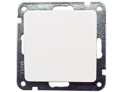 MILOS Wechsel-Schalter, UP, weiß matt 250V / 10A, OHNE Rahmen, Steckanschluss