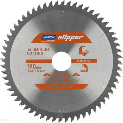 Norton Clipper Kreissägeblatt Holz / Verbundwerkstoffe 190x30 48Z