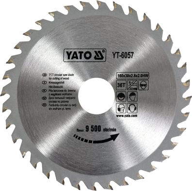 Hartmetall Sägeblatt 160x30mm 36Z