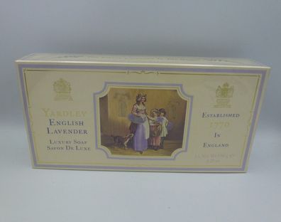 Yardley English Lavender - Savon de Luxe Luxus-Seife 3 x 150 g