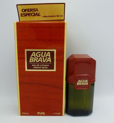 AGUA BRAVA von PUIG - Eau de Cologne Spray 50 ml (Vintage)