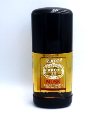 Faberge BRUT 33 MUSK - Eau de Toilette Spray 125 ml (Vintage)