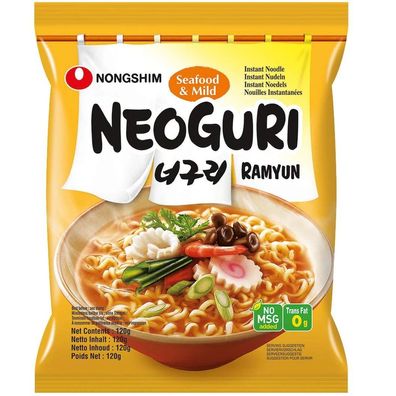 Nongshim Instantnudeln Neoguri Ramyun Seafood mild 120g